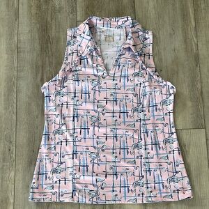 Lilly Pulitzer Pink and Blue Sleeveless